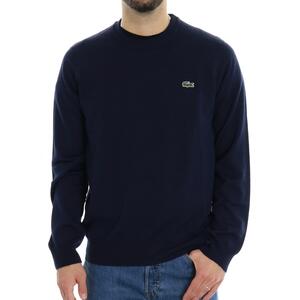 MAGLIA GIROCOLLO LACOSTE BLU